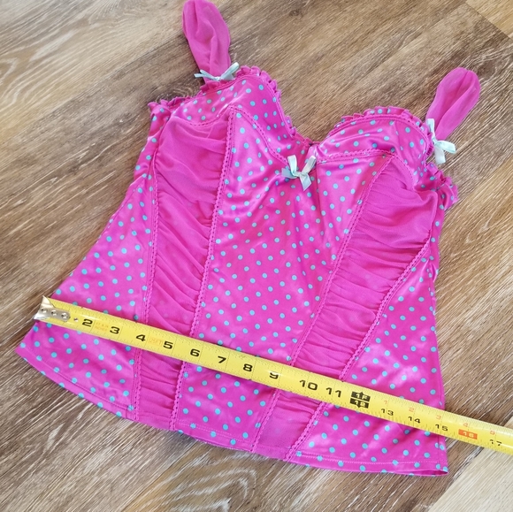 Victoria's Secret Vintage Sexy Little Things Polka Dot Bustier Corset Bra NWT - Picture 7 of 16